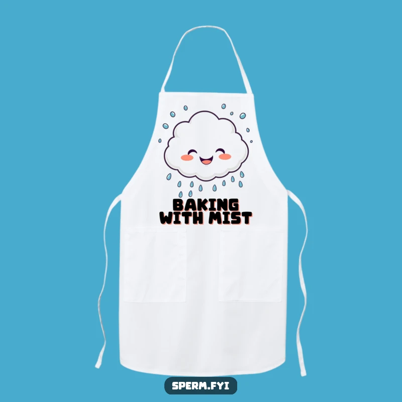 Funny Cloud Apron: Kitchen Sprinkler, a Cheerful Humorous Gift