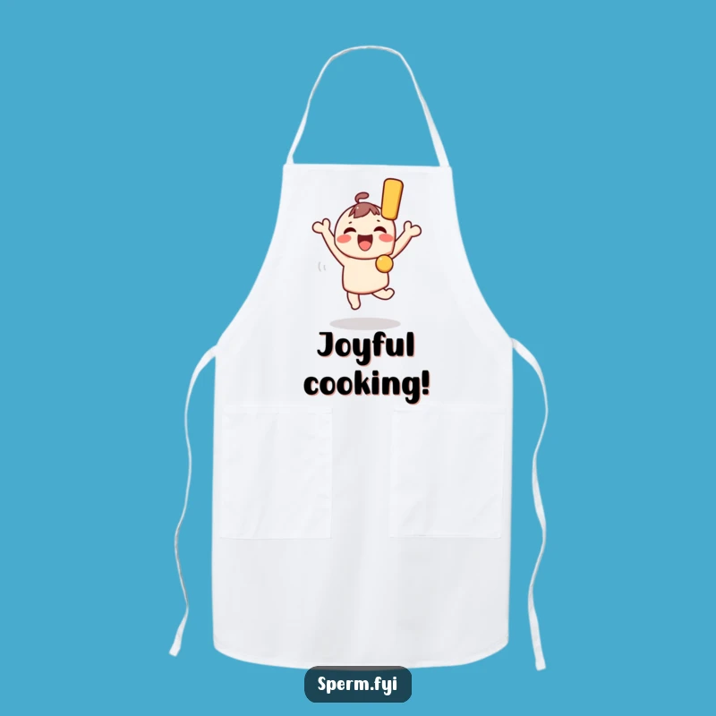 Funny Joyful Kawaii Character Apron - Kitchen Gift for Celebrations