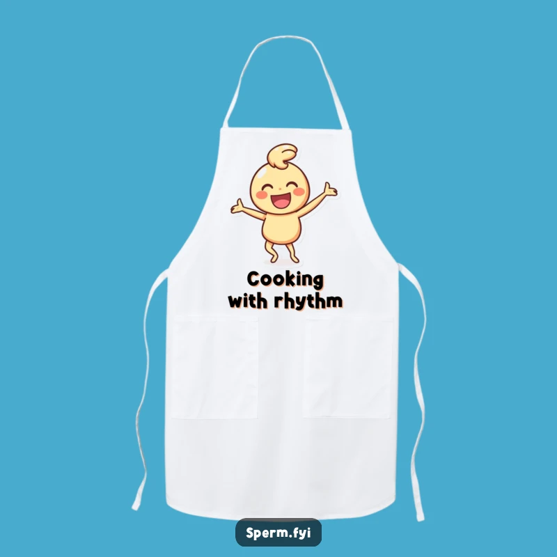 Funny Smiley Apron: Kitchen Dancer, a Joyful Humorous Gift