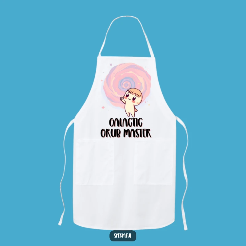 Funny Galaxy Apron - Curious Character Universe - Kitchen Fun!