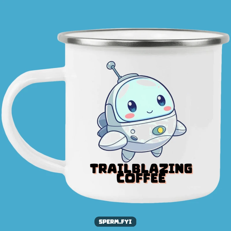 Funny Spaceship Camping Mug: Outdoor Adventure, Ultimate Funny Gift!
