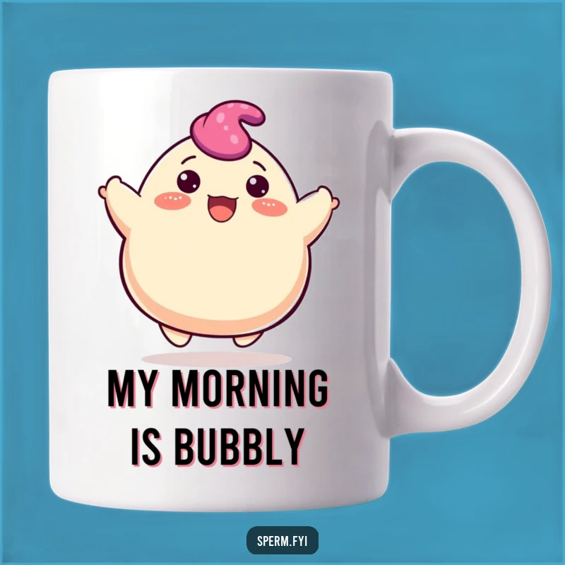 Funny Bouncing Blob Mug: Cheerful Character Gift for Uplifting Mornings