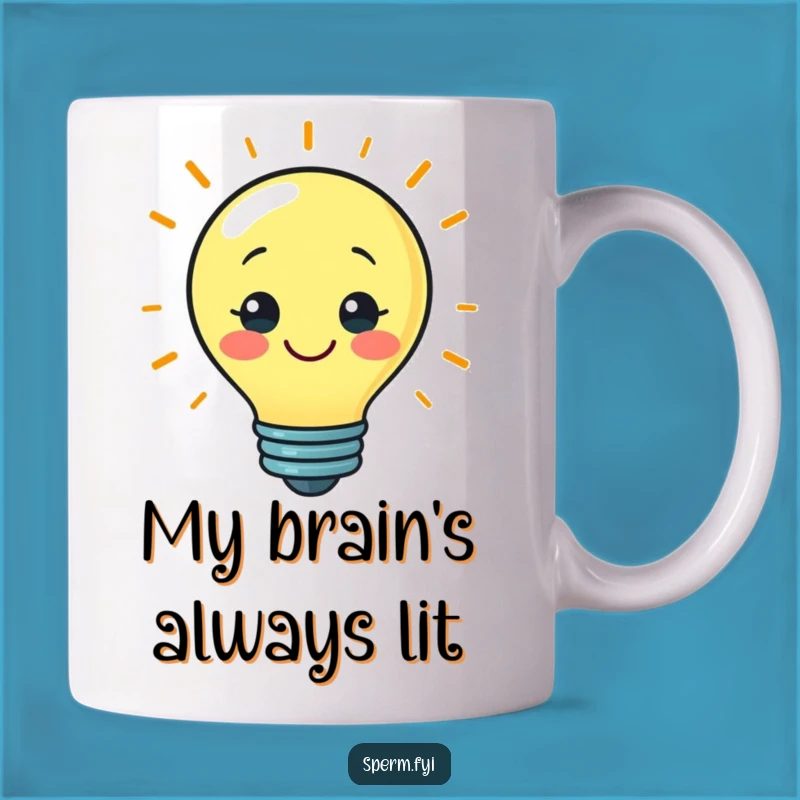 Funny Bright Idea Lightbulb Mug: Perfect Gift for Genius Minds