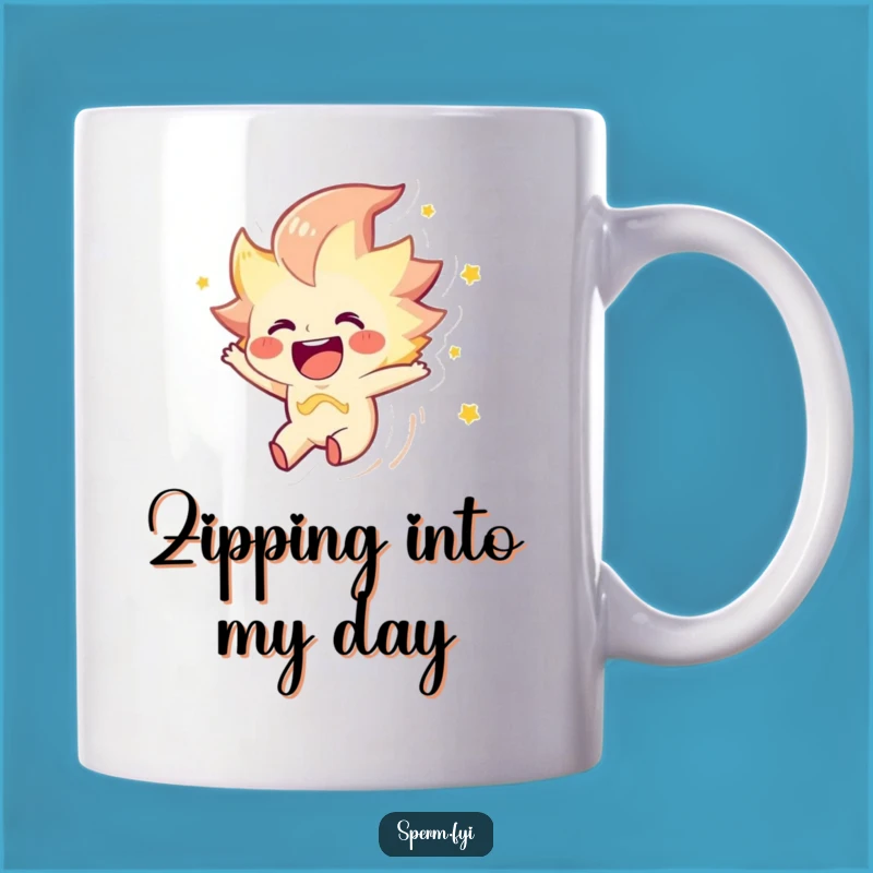 Funny Joyous Spark Mug: Energize Your Day with Electric Humor