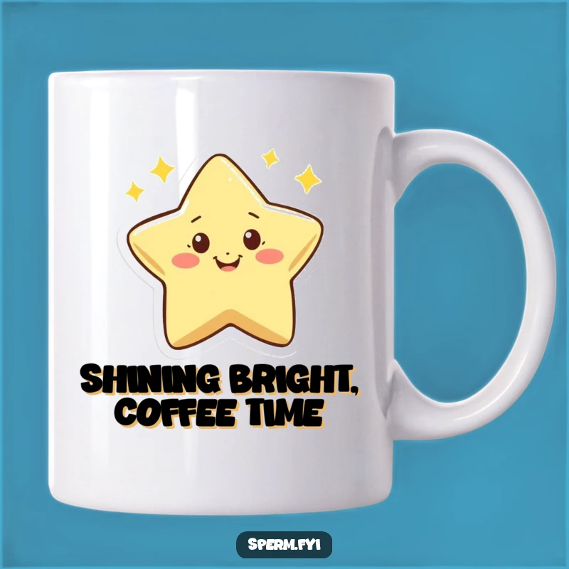 Funny Star Mug: Enthusiastic Twinkler, a Bright and Humorous Gift