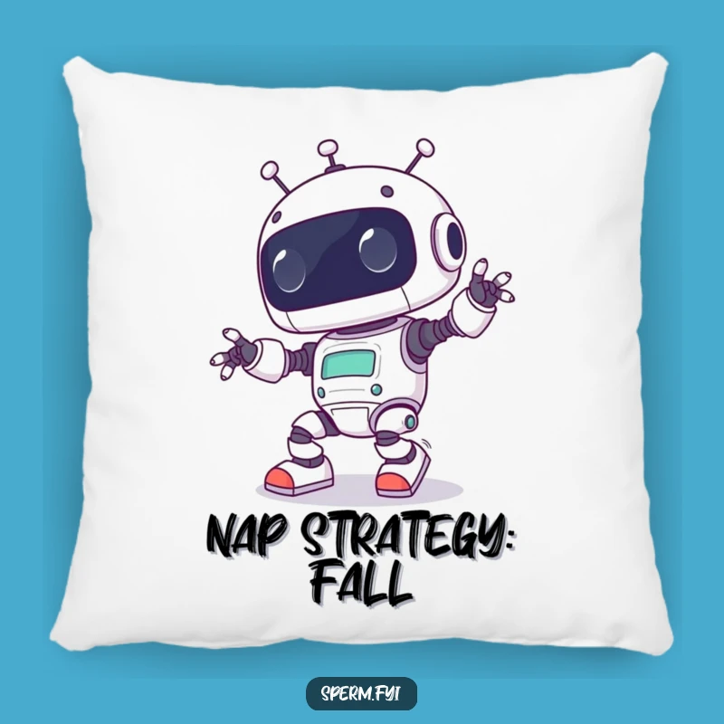 Comfy Funny Kawaii Robot Pillow - Soft and Hilarious Glitchy Cuddle Buddy
