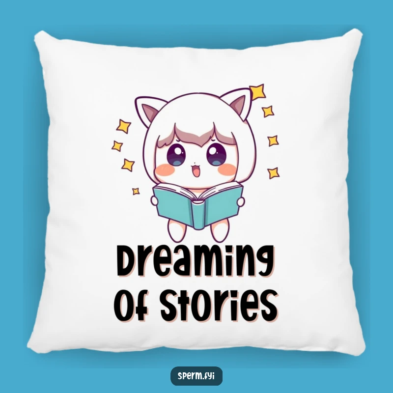 Funny Starry Book Pillow: Comfy Character Cushion for Magical Dreams