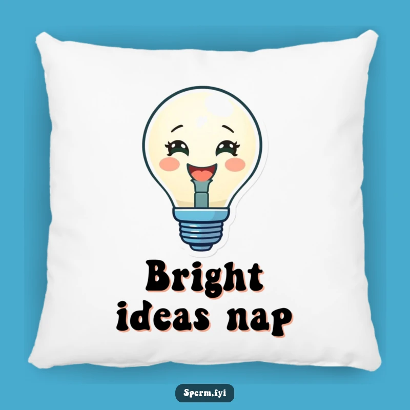 Funny Lightbulb Pillow: Cozy Glowing Comfort, Fantastic Funny Gift!
