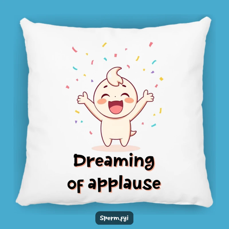 Funny Pillow: Cozy Up with a Cheerful Character and Confetti, Adorable Funny Gift