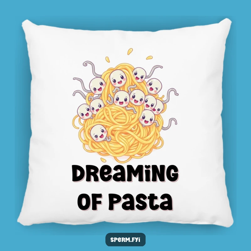 Funny Spaghetti Sperm Pillow: Soft Noodle Hugs, Quirky Gift