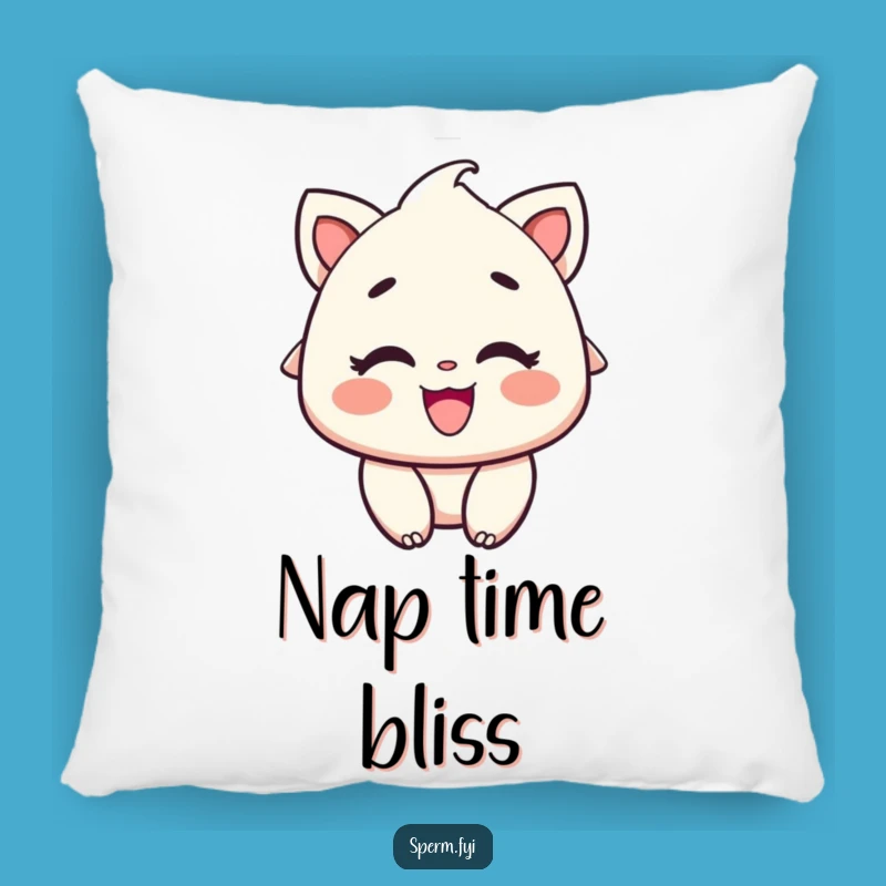 Funny Delighted Pillow: Cozy Up with Rosy Cheeks and Smiles, Sweet Funny Gift