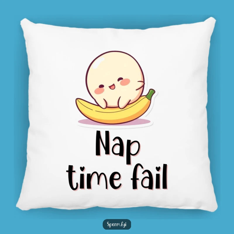 Funny Blob Banana Peel Pillow: Comfy and Hilarious Character Decor