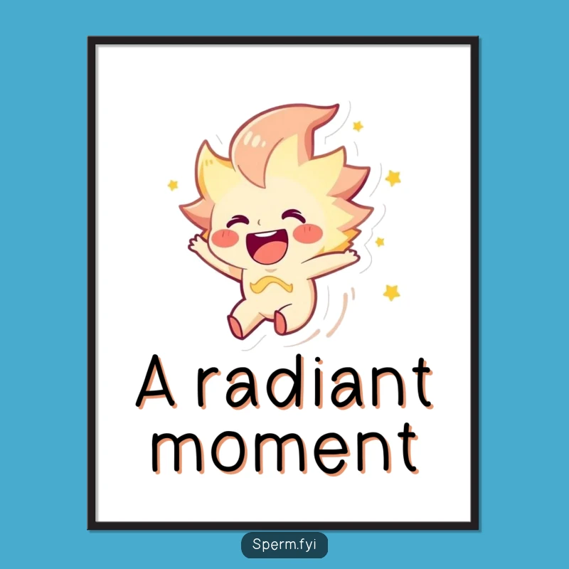 Funny Joyous Spark Digital Art: Frame Your Electric Joy