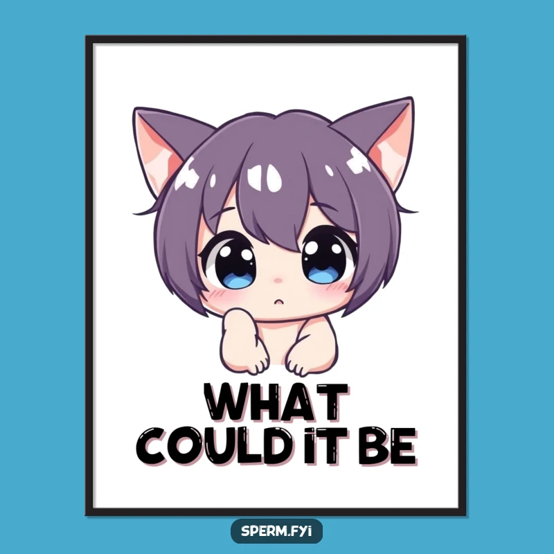 Funny Curious Character Digital Print: Instant Download of Peering Artwork, Unique Funny Gift