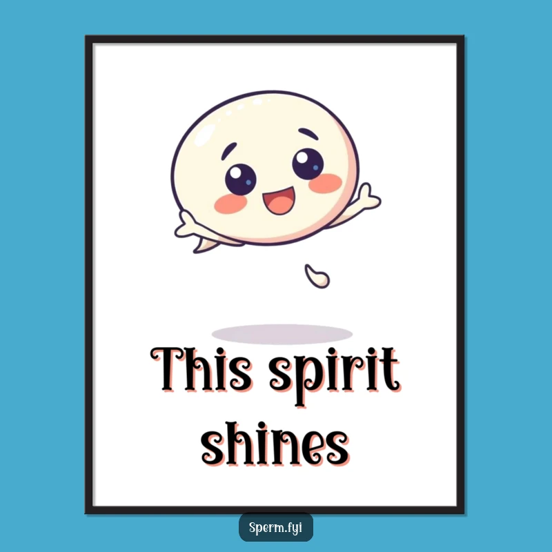 Funny Kawaii Speech Bubble Digital Print - Bouncing Excitement Art, Instant Funny Gift