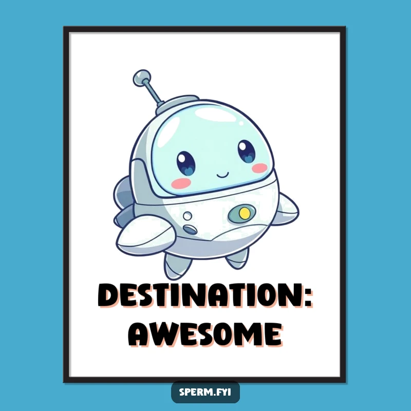 Funny Spaceship Digital Art: Instant Adventure Decor, Perfect Funny Gift!