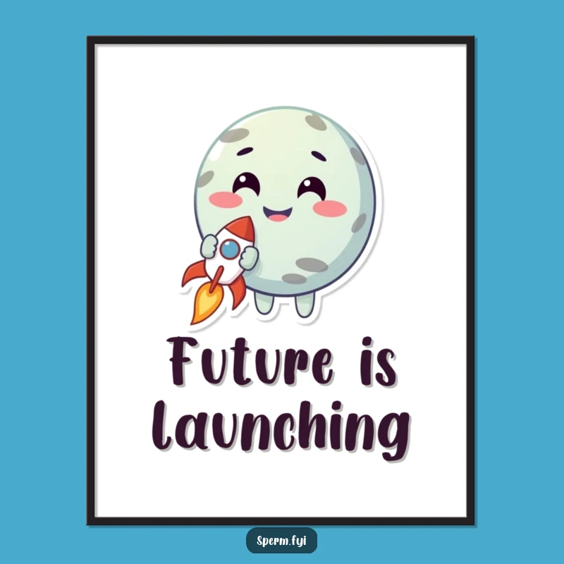 Funny Planet Rocket Digital Art Print: Instant Cosmic Inspiration