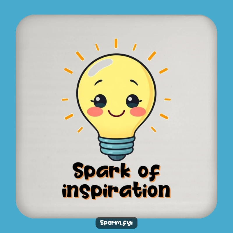 Funny Bright Idea Lightbulb Coaster: Protect Surfaces with Genius Style