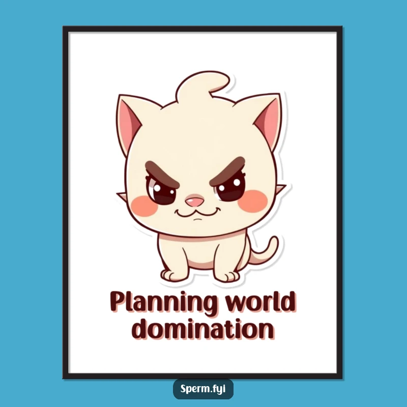 Funny Grinning Poster: Add Mischief to Your Walls, Ideal Funny Gift