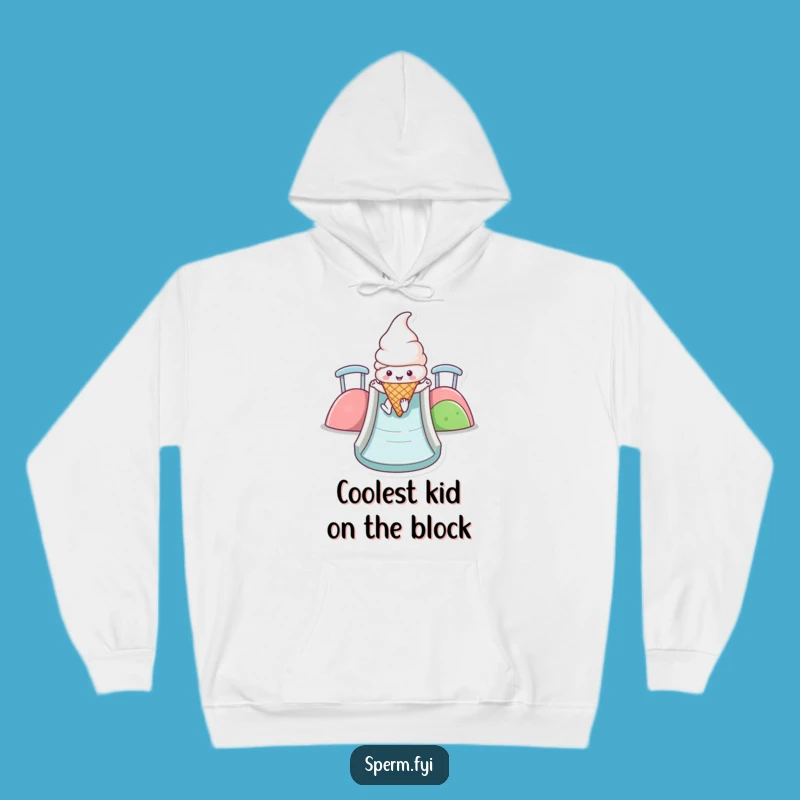 Funny Kawaii Ice Cream Hoodie: Cozy Slide Fun, Ultimate Funny Gift for Sweet Comfort