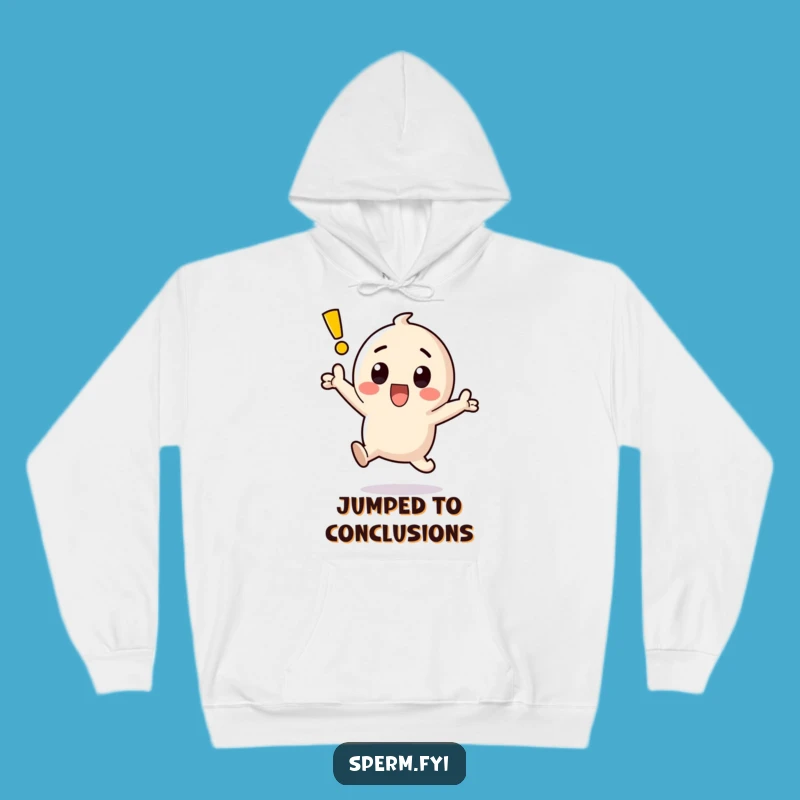 Cozy Funny Kawaii Exclamation Point Surprise Hoodie - Warm Funny Gift!