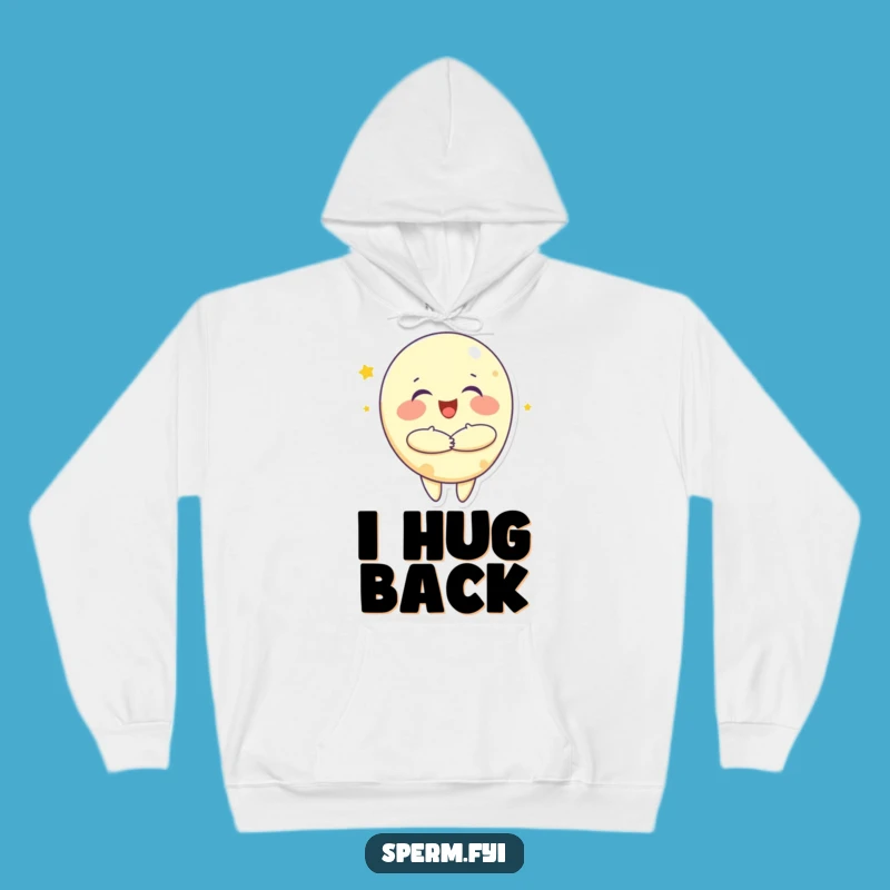 Cozy Funny Moon Hug Hoodie: Wrap Yourself in Celestial Warmth