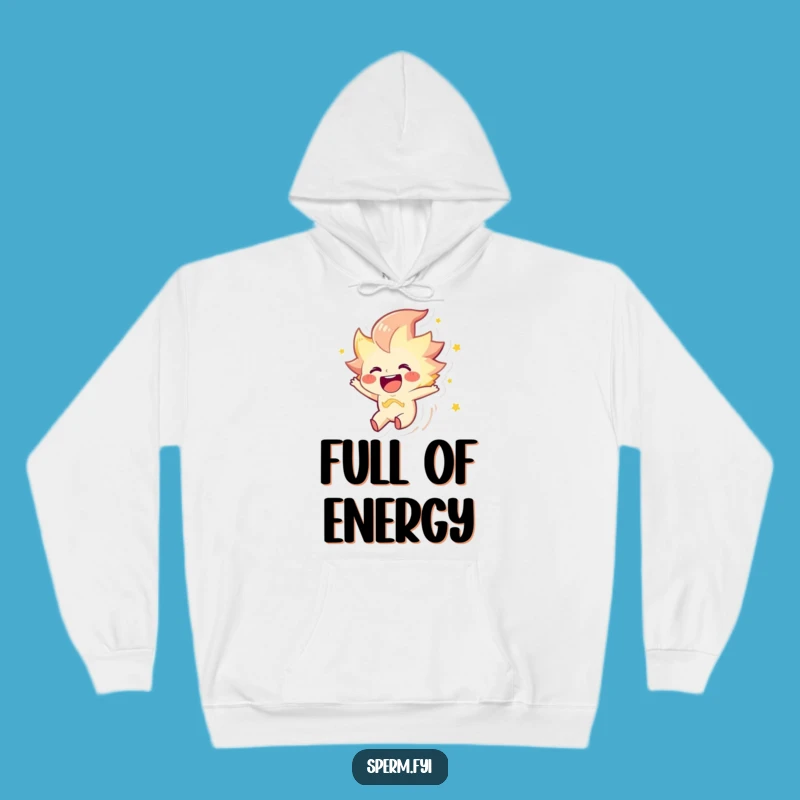 Cozy Funny Joyous Spark Hoodie: Stay Warm and Electrifying