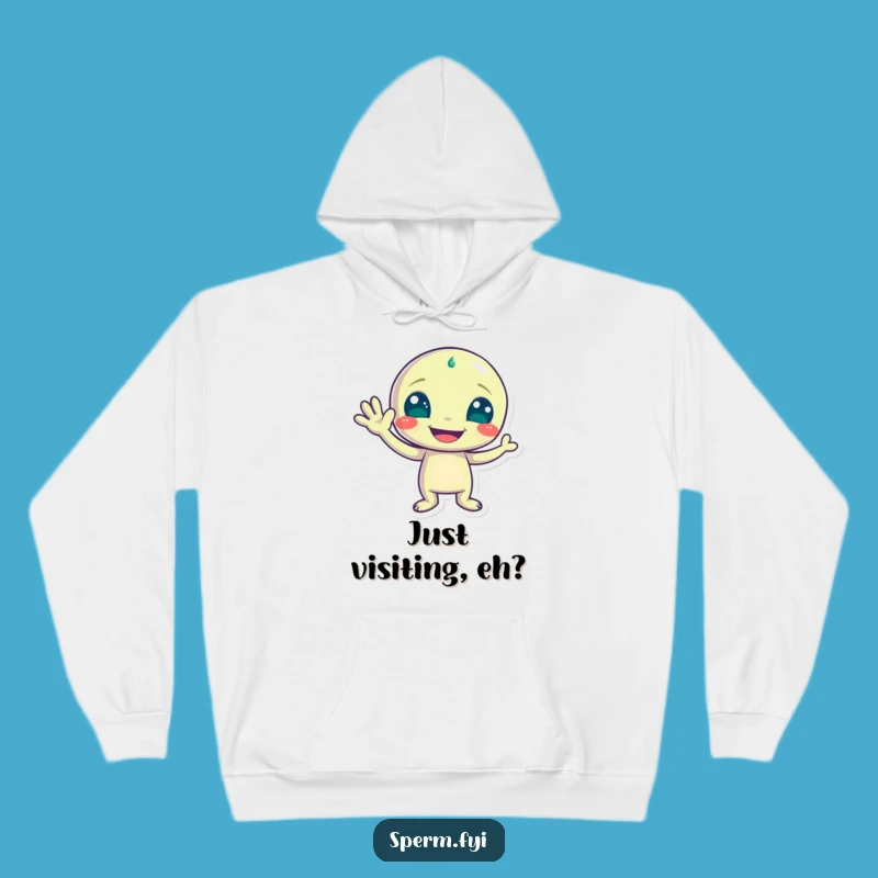 Funny Alien Wave Hoodie: Cozy Playful Character, The Perfect Funny Gift!
