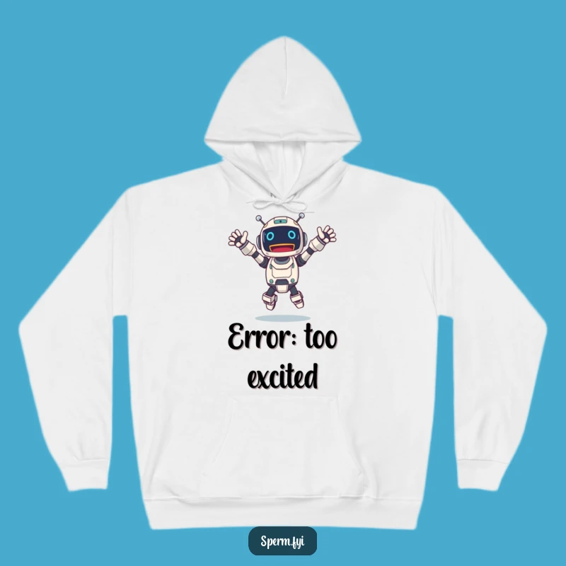 Funny Jumping Robot Hoodie: Cozy Comfort for the Energetic Soul