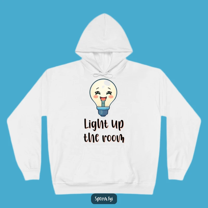 Funny Lightbulb Hoodie: Cozy Glowing Comfort, The Perfect Funny Gift!