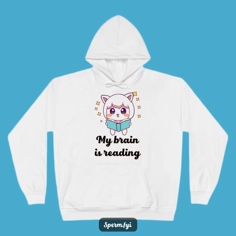 Funny Starry Book Hoodie: Cozy Character Gift for Magical Moments
