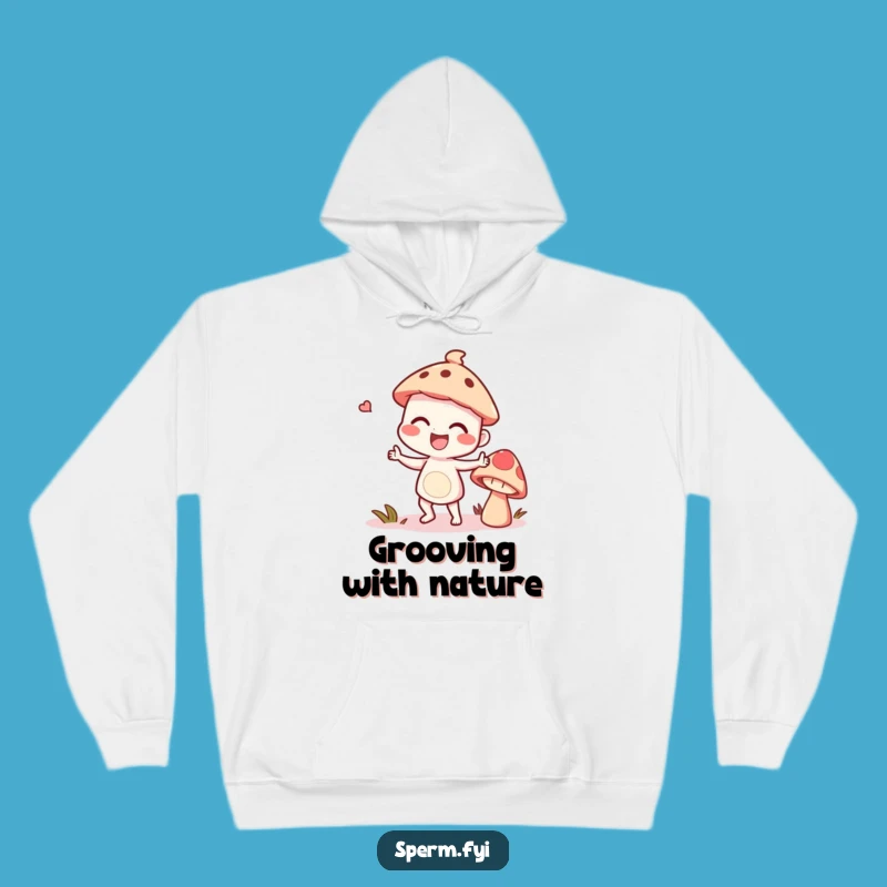 Funny Mushroom Dance Hoodie: Cozy Giggle Gift for Fun Lovers