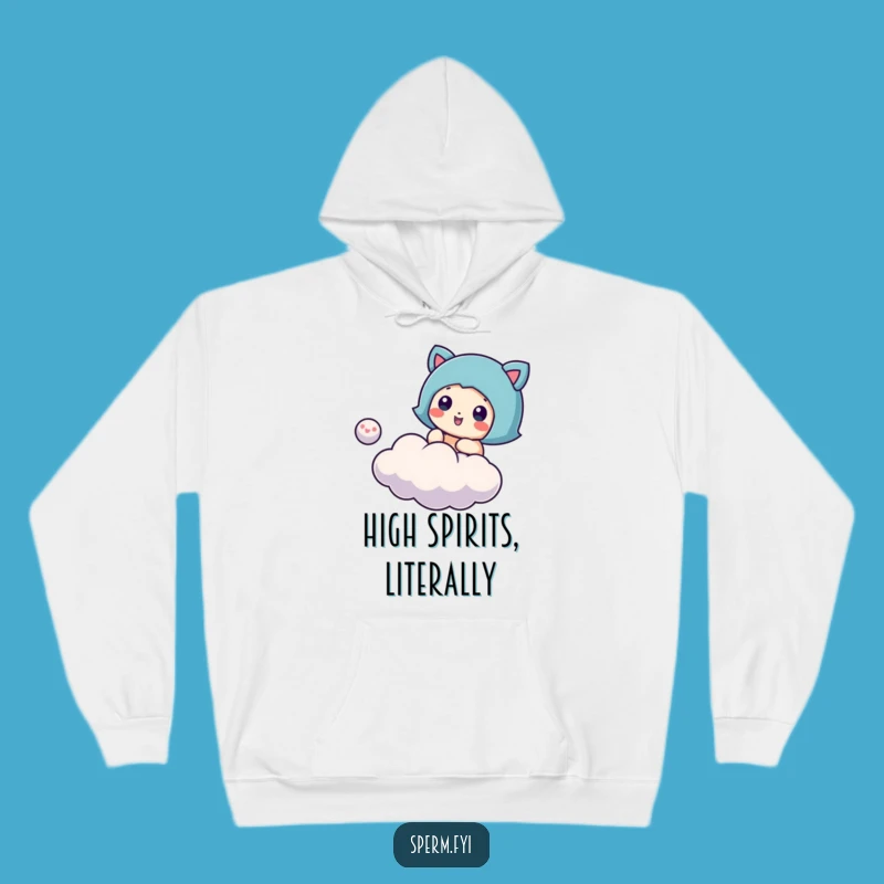 Funny Cloud Bouncing Hoodie: Cozy & Playful Comfort for Happy Days Gift