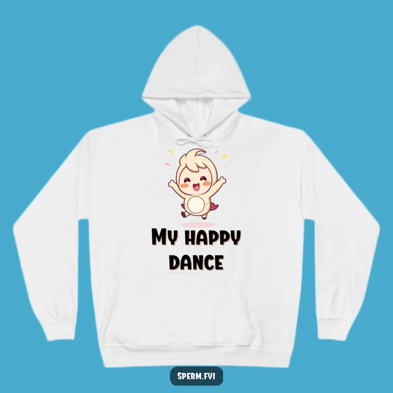 Funny Celebratory Hoodie: Cozy Up with a Happy Hop Design, Ultimate Funny Gift