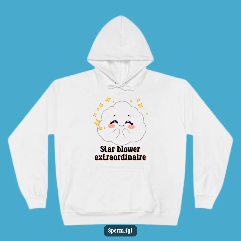 Cozy Funny Galaxy Cloud Hoodie: Wrap Yourself in Stardust and Smiles