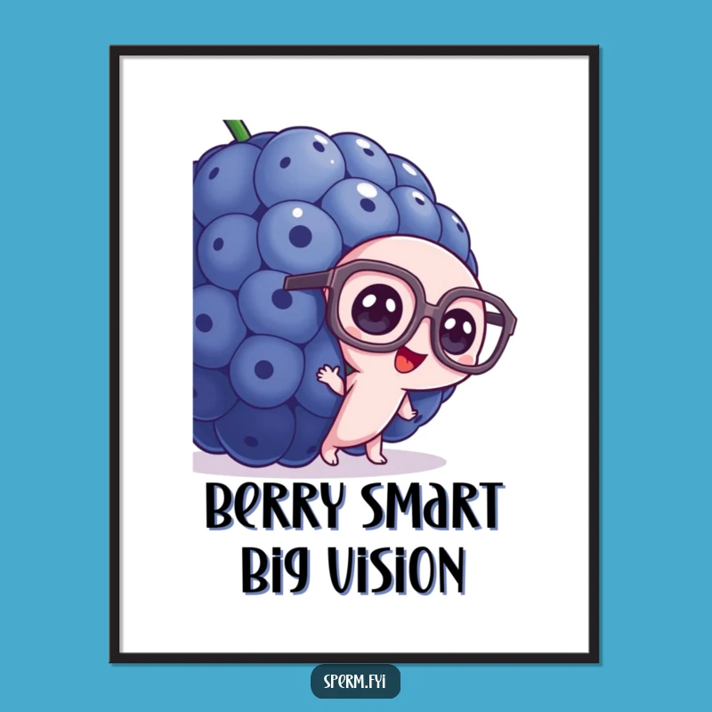 Free Printable Wall Art: Sperm's Blueberry Hideout