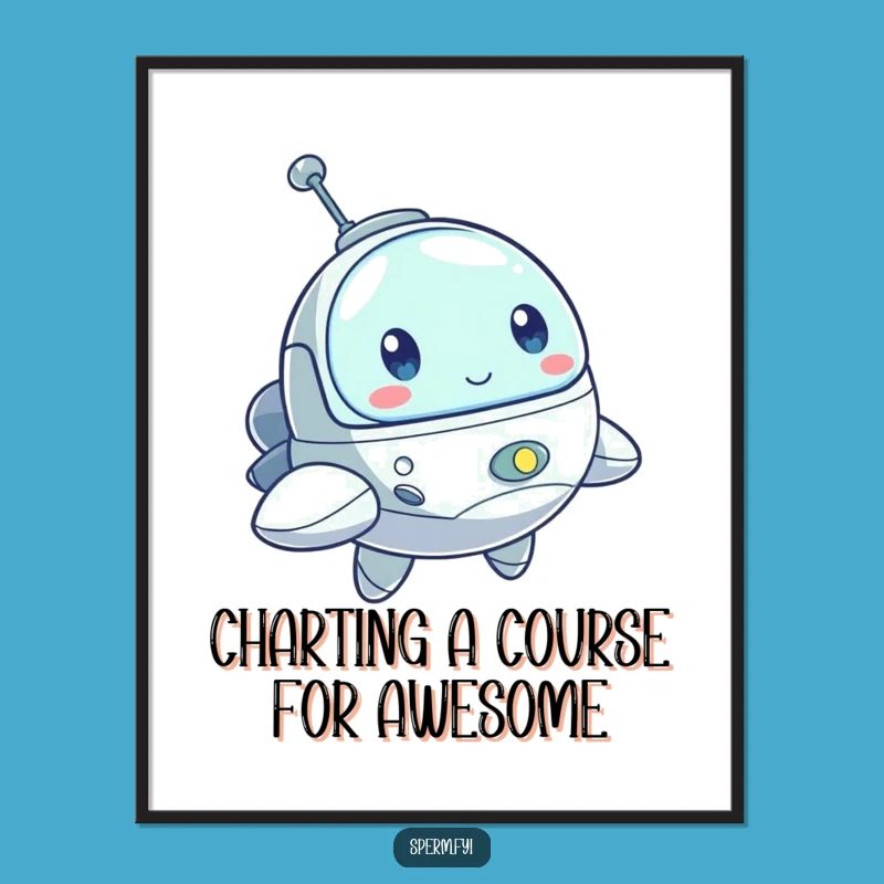 Free Printable Spaceship Wall Art - Funny Downloadable Decor for Determined Decorators