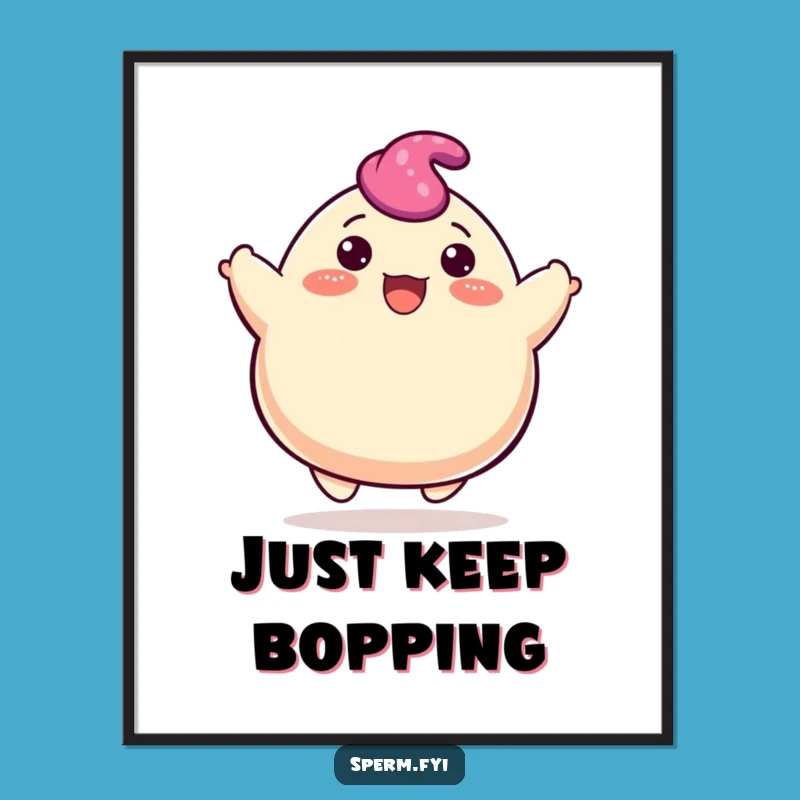 Free Printable Blob Art: Funny Bouncing Blob Downloadable Wall Art for Cheerful Spaces