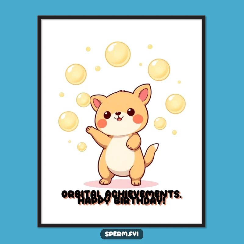 Free Printable Kawaii Juggler Art: Funny Downloadable Decor for Whimsical Home Spaces