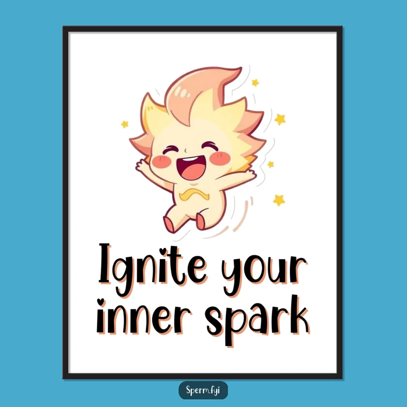 Free Printable Wall Art: Joyous Spark Downloadable Decor for an Energetic Space
