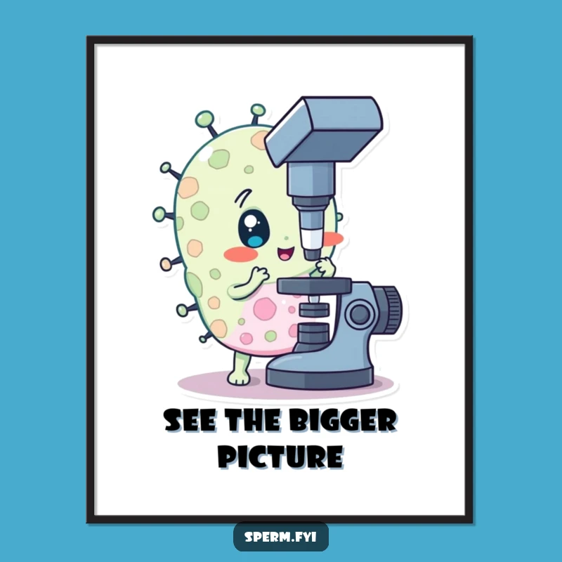 Free Printable Wall Art: Curious Bacteria Downloadable Decor for Scientific Spaces