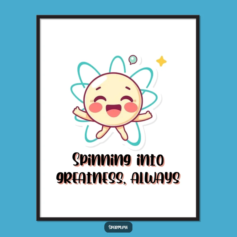 Free Printable Atom Wall Art - Funny Downloadable Decor with Energetic Charm