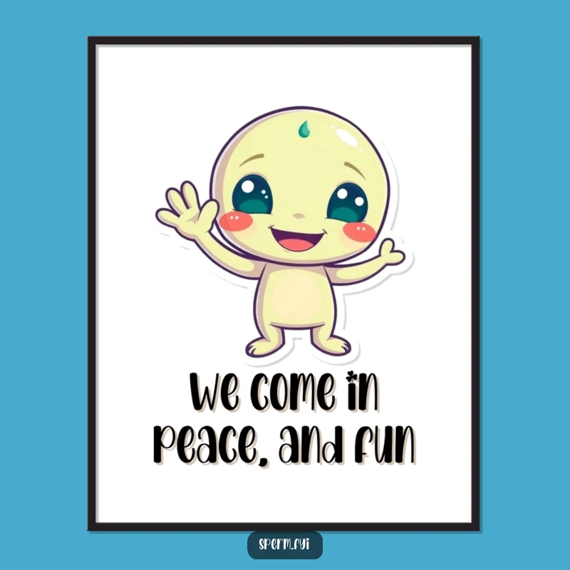 Free Printable Alien Wall Art - Funny Downloadable Decor with Galactic Charm