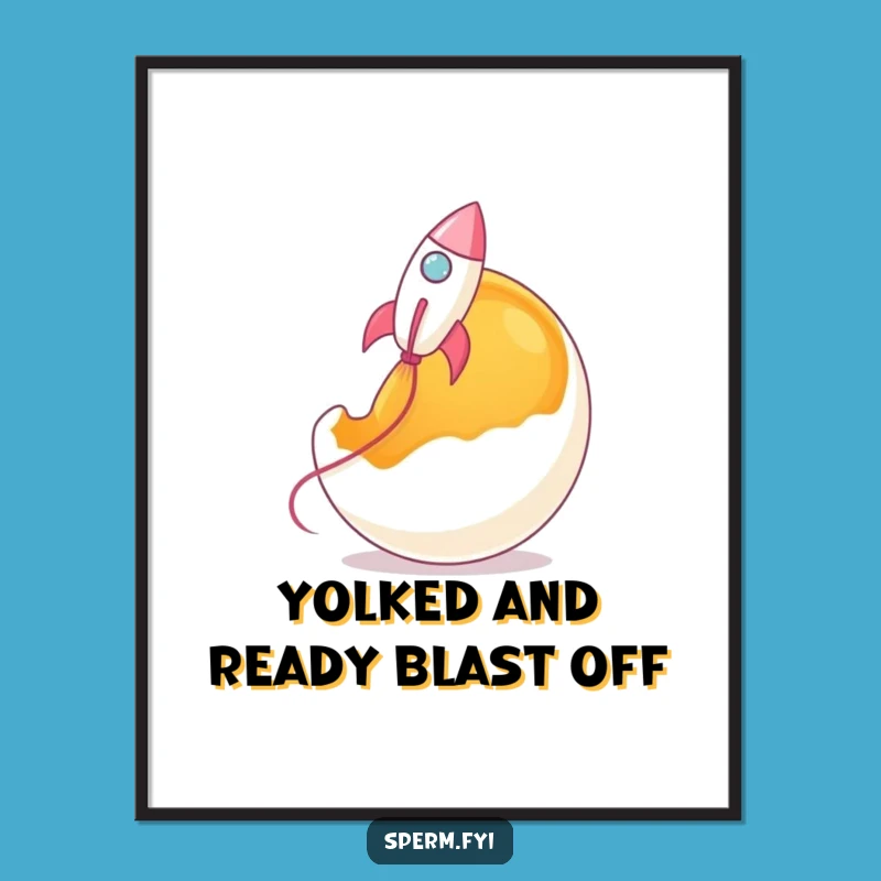 Free Printable Wall Art: Sperm Rocket Launch