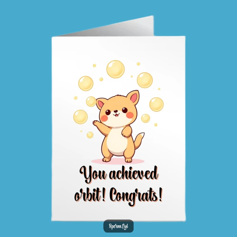 Free Printable Kawaii Juggler Card: Hilarious Congratulations Downloadable Gift for Any Occasion