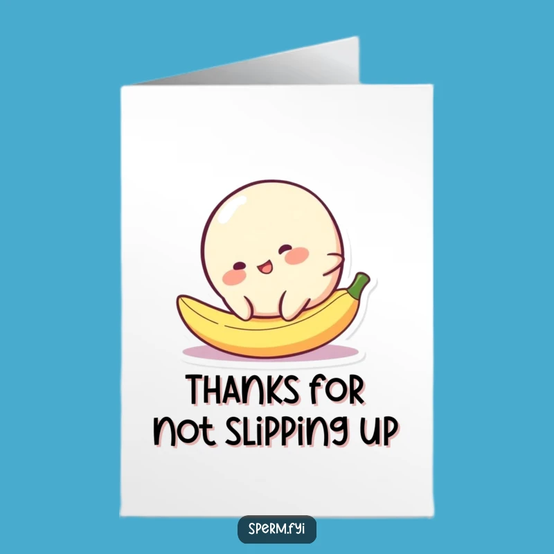 Free Printable Thank You Card: Funny Blob Slip, Express Gratitude with Humor