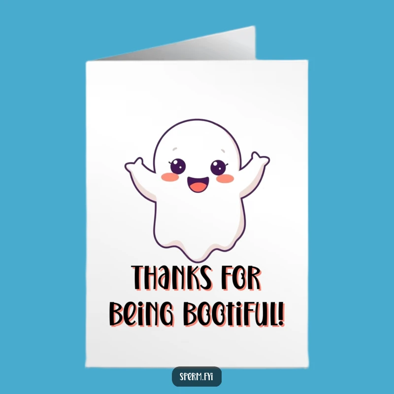 Free Printable Ghost Card: A Joyful Wobble to Say Thank You!