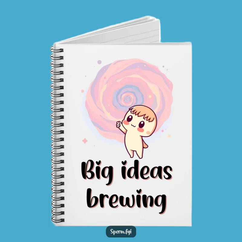 Funny Galaxy Notebook - Curious Character Universe - Jot Ideas!