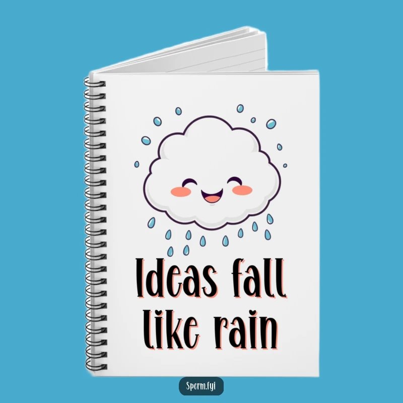 Funny Cloud Notebook: Giggling Sprinkler Journal, a Cheerful Humorous Gift