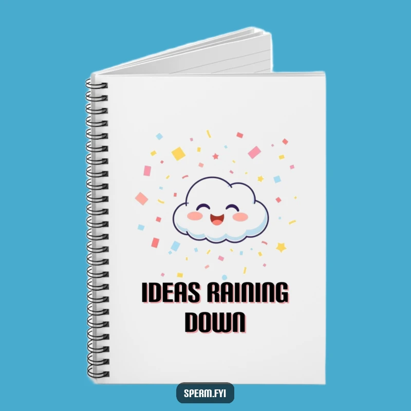 Funny Happy Cloud Confetti Journal - Hilarious Notebook for Dreamers